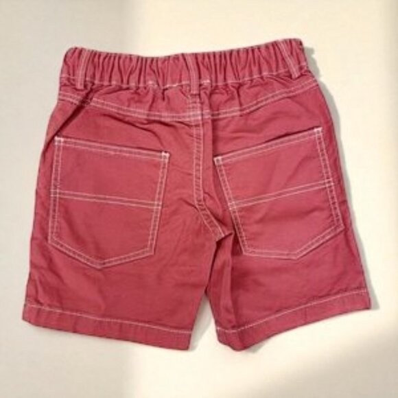 NWT Jacadi 🩳 Mauve Red Boys Cargo Shorts - Picture 4 of 4